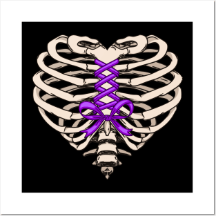 Corset Piercing Ribcage Heart Posters and Art